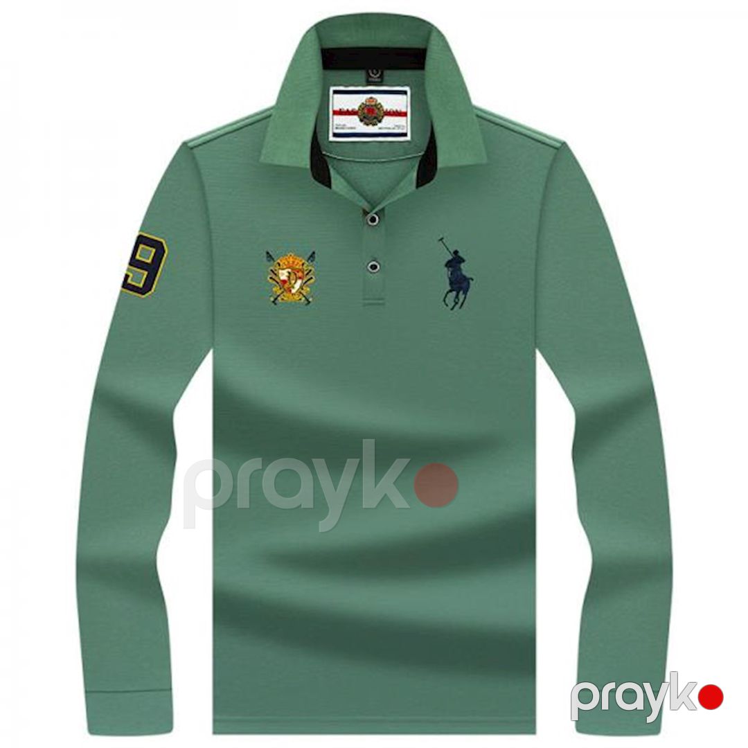 Kişilər üçün polo EB 794, yaşıl, pambıq, ölçü 2XL — Mallar, Bakı (2)