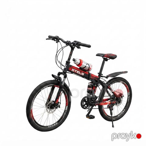 Qatlanan velosiped Stels 5552, 29", qırmızı — Bakı