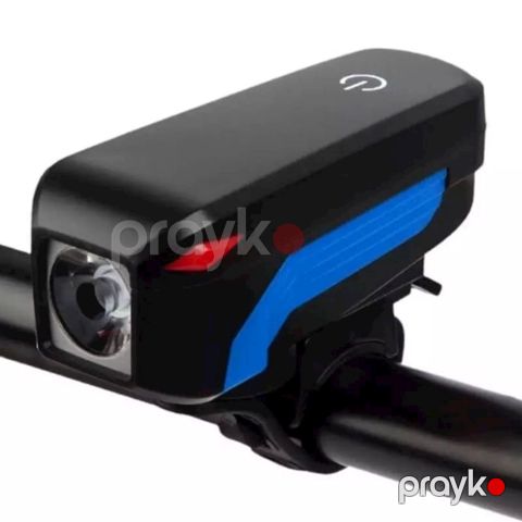 Velosiped üçün ön sensorlu fənər Bikesport 109, göy — Bakı