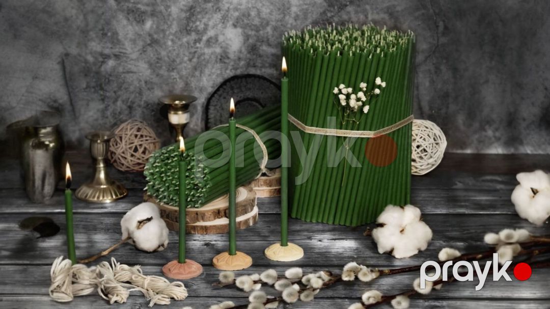 Balmumu kilsə şamları — Dekor və interyeri, Bakı (2)