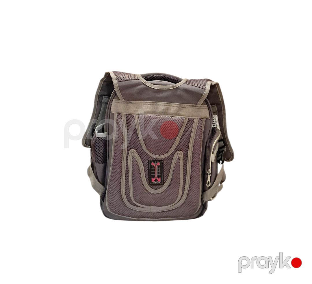 Məktəbli bel çantası Oxford B-187, parça, 35x28x15 sm, boz — Mallar, Bakı (2)