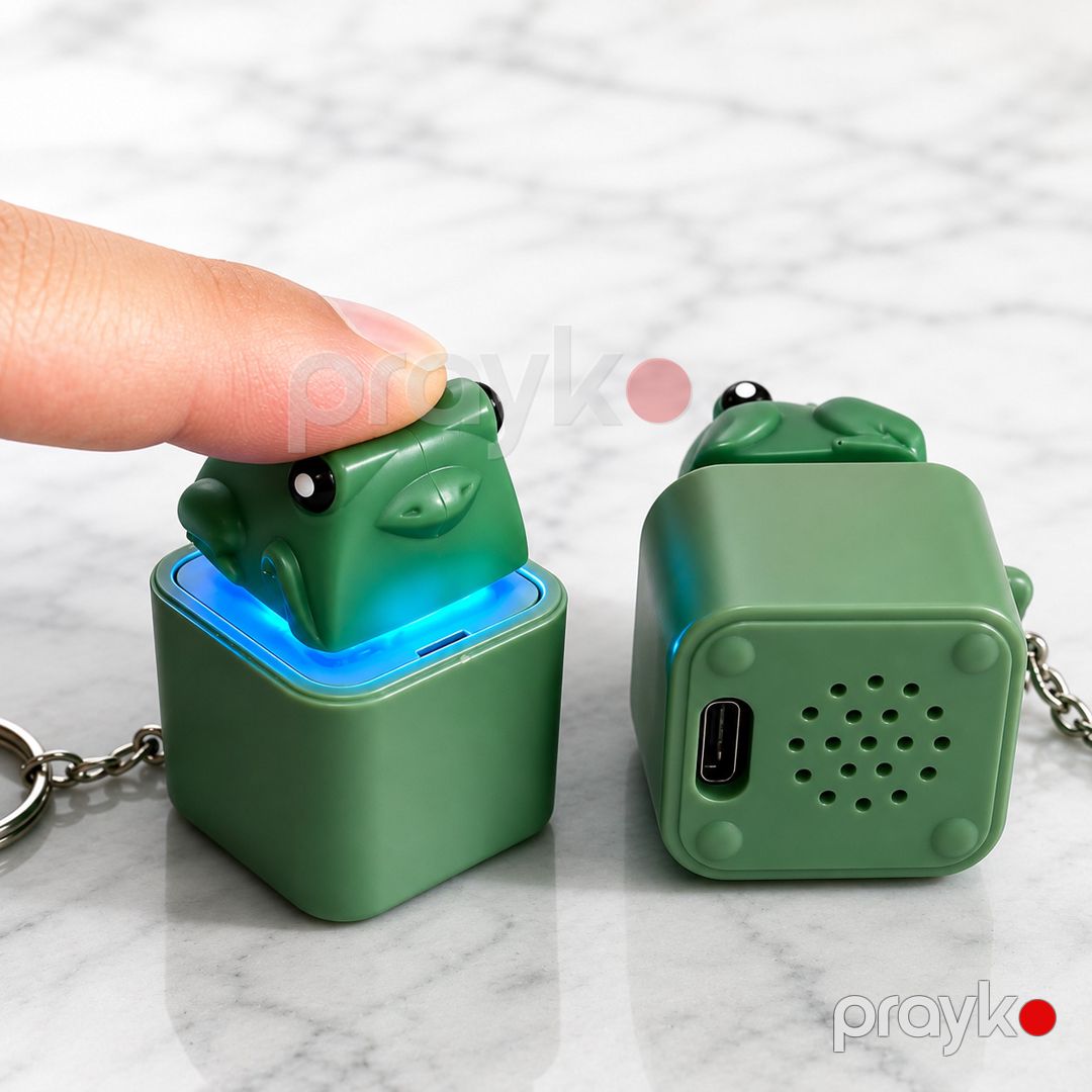 Brelok Tree Frog Pop-Up Frog Yaşıl Plastik 4.5 mm — Mallar, Bakı (2)