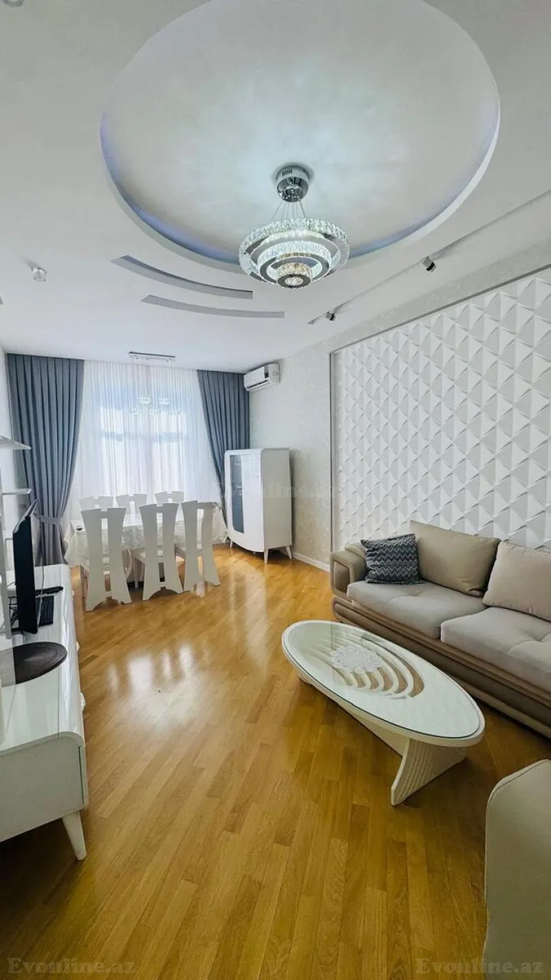 Kirayə verilir 3 otaqlı Mənzil Yeni tikili 120 m² Bakı, Yasamal r., Nizami m — Bakı