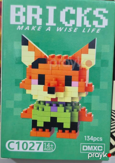 Konstruktor Bricks Zootopia Nick Wilde C1027, 137 element, 14+ yaş — Bakı
