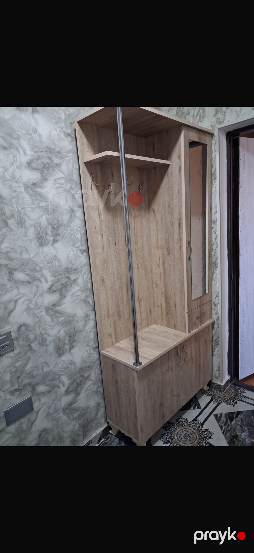 İşlənmiş, 2 qapılı, Güzgülü, Açılan, Künc dolab — Xol üçün, Bakı (5)
