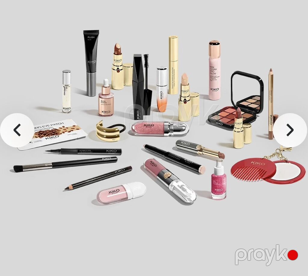 Kıko Milano – Qırmızı lüks makiyaj qutusu (advent tərzində) Məhsul — Kosmetik və parfüm dəstləri, Bakı (4)