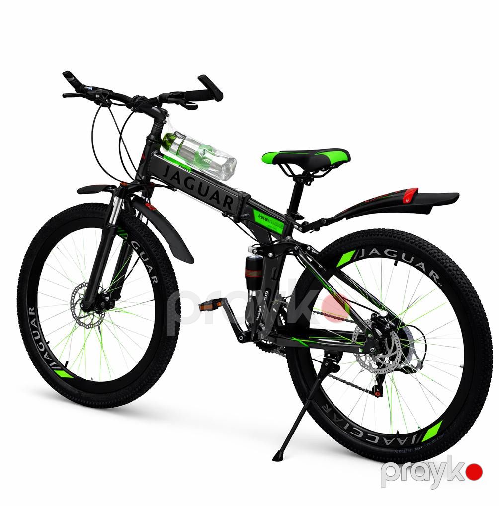 Qatlanan velosiped uşaqlar üçün JAGUAR_26 A007, 11+ yaş, qara/yaşıl — Velosipedlər, Bakı (2)