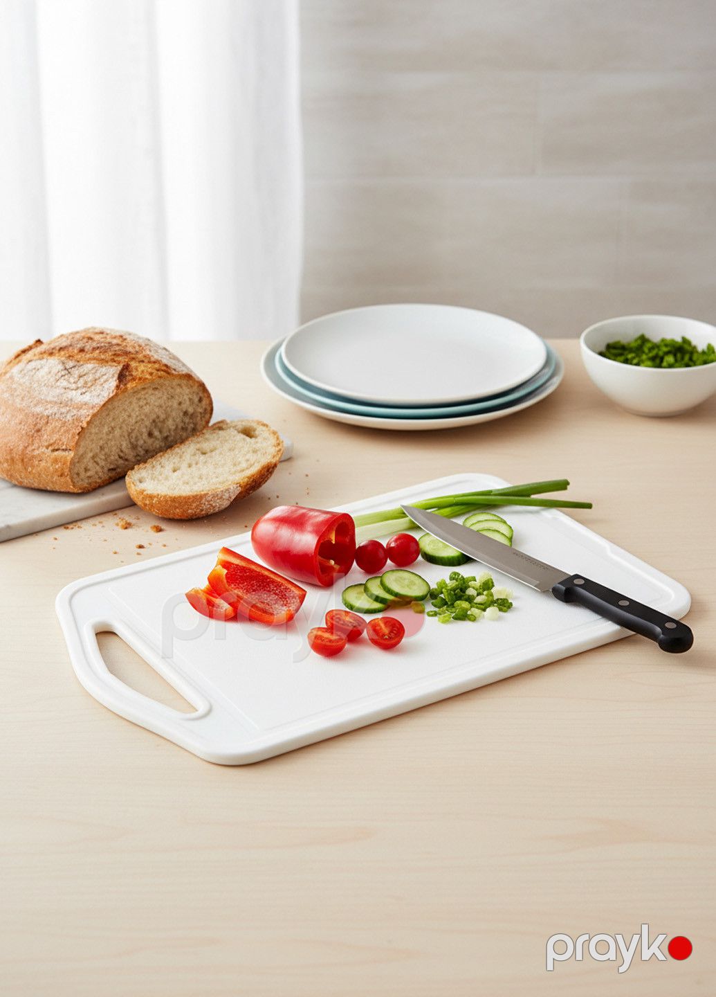 Mətbəx lövhəsi Stars Plast, plastik, ağ, 34.6х22х8 sm — Mallar, Bakı (2)
