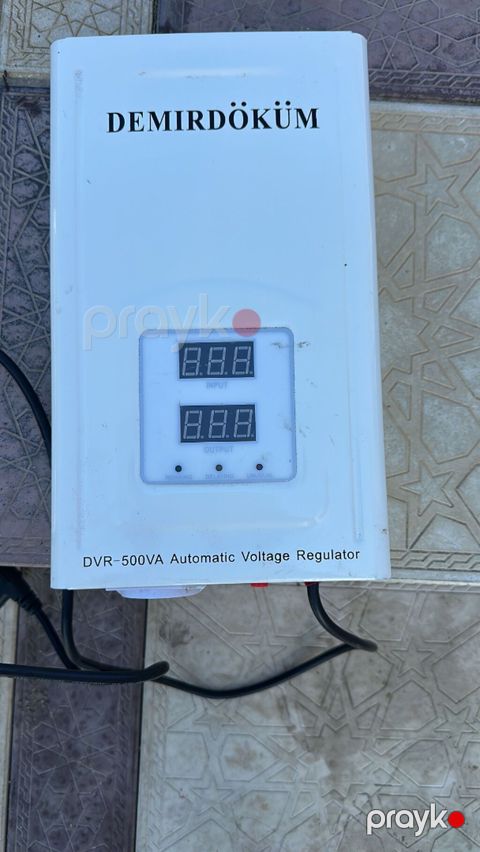 Demirdöküm DVR-500VA Avtomatik Gərginlik Tənzimləyici - Güc: 500 VA — Bakı