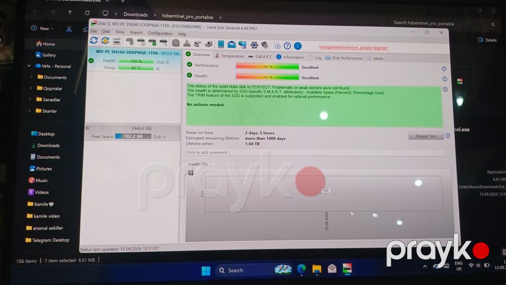 İşlənmiş ASUS Vivobook, 13.5 Intel Core i7, 1 TB, Ünvandan götürmə — Asus, Bakı (4)