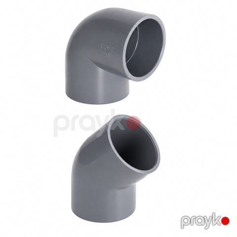 Pimtaş Upvc dirsəklər 45° və 90° – 20–75 mm — Bakı