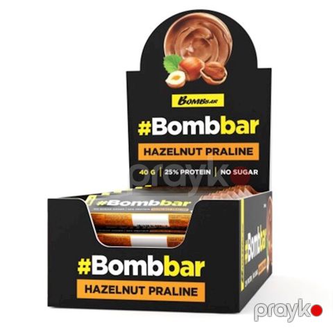 Proteinli baton Bombbar Fındıqlı praline 40 q, 30 əd — Bakı