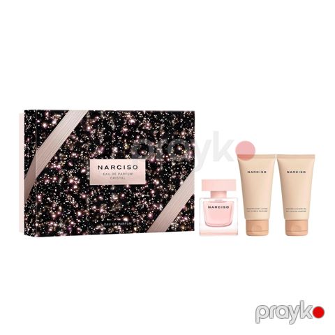 Ətir dəsti Narcisso Rodriguez Cristal (ətir 50 ml + bədən losyonu 50 ml + duş geli 50 ml) — Bakı