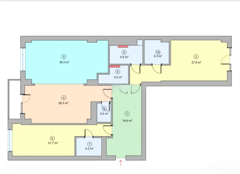Satılır 3 otaqlı Mənzil Yeni tikili 170 m² Bakı, Xətai r — Mənzil, Bakı (2)