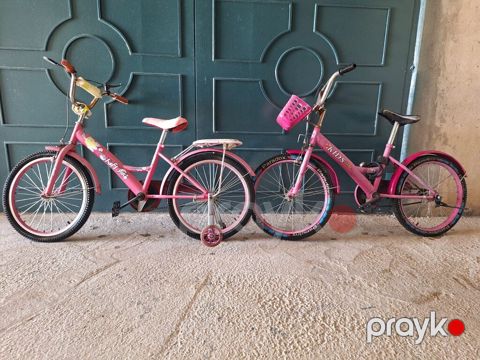 Uşaq velosipedləri – 2 ədəd, çəhrayı rəng. - Model: Kids seriyası — Bakı