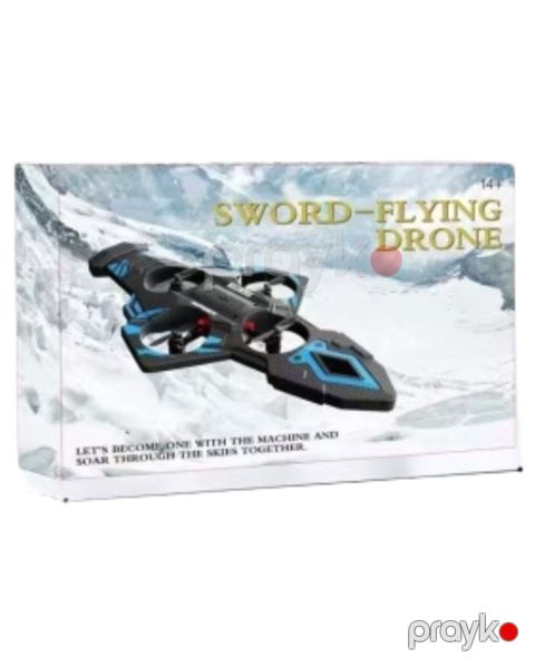 Radio helikopter Sword-Flying, plastik, göy, yaş 5+ — Bakı