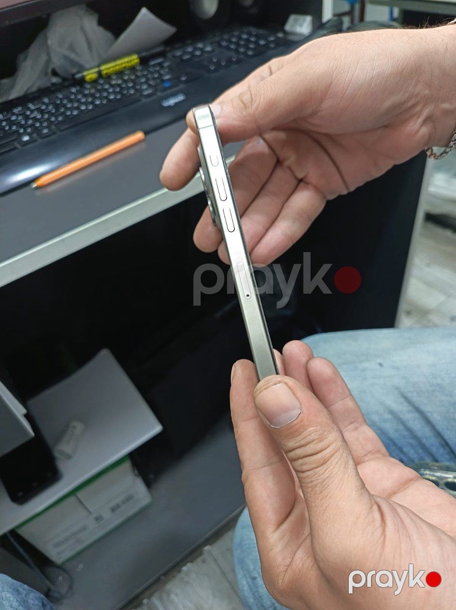 Apple iPhone 15 Pro White Titanium 128GB/8GB — Smartfonlar, Bakı (3)