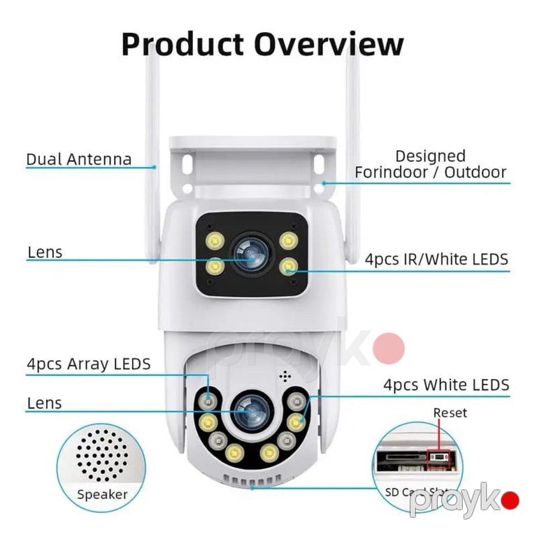 Icsee Smart Wifi Kamera — Ağıllı ev və təhlükəsizlik, Bakı (4)