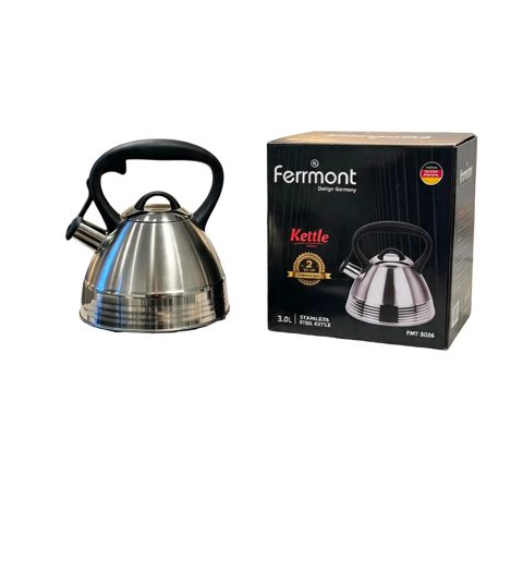 Çaydan Fermont FMT-3026, paslanmayan polad, gümüşü, 3000 ml — Bakı
