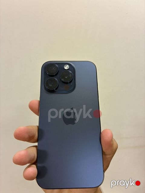 IPhone 15 Pro, 128 GB, Blue Titanium, Face ID — Bakı