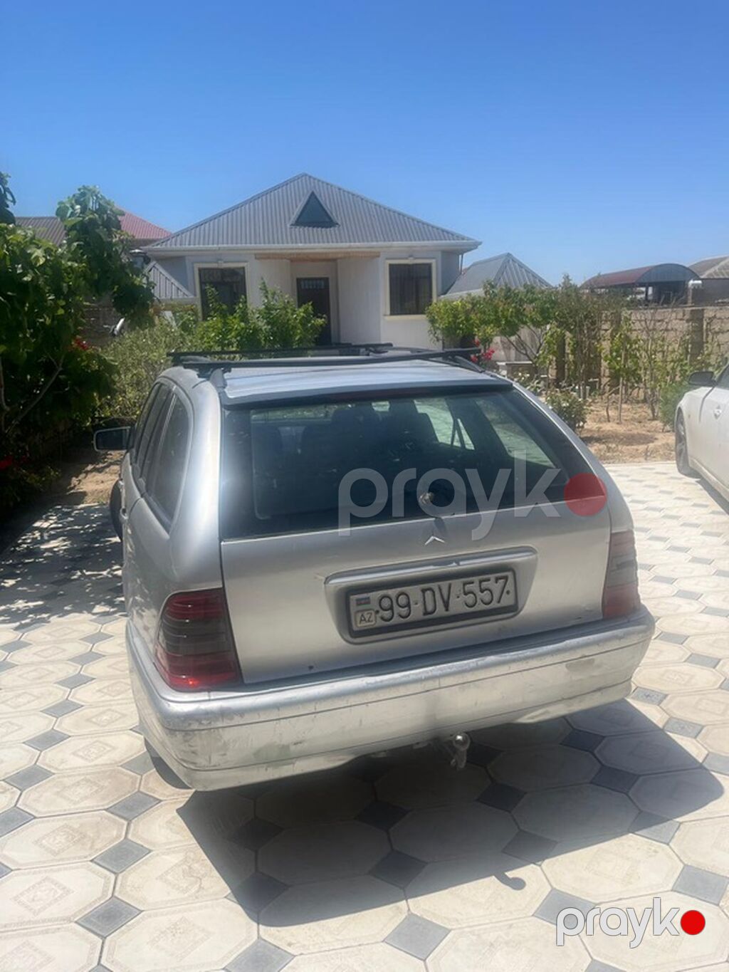 Mercedes-Benz C‑Class Universal (W202) – gümüş rəngli stansiyon vaqon — Avtomobillər, Xırdalan (4)