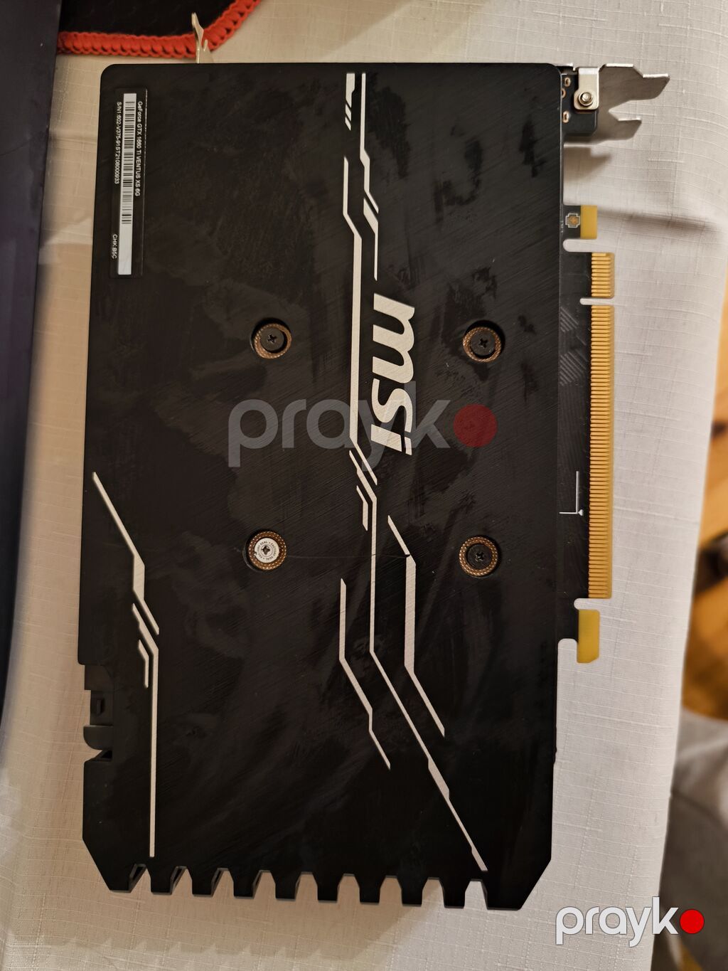 Videokart MSI GeForce GTX 1660 Ti, 6 GB, İşlənmiş — Qrafik kartlar, Digah (2)