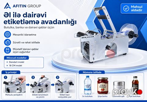 Əl ilə dairəvi etiketləmə avadanlığı — Bakı