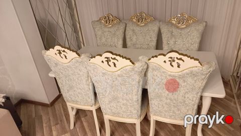 Klassik üslubda yemək otağı dəsti - Tərkib: 1 ədəd geniş yemək masası — Sumqayıt