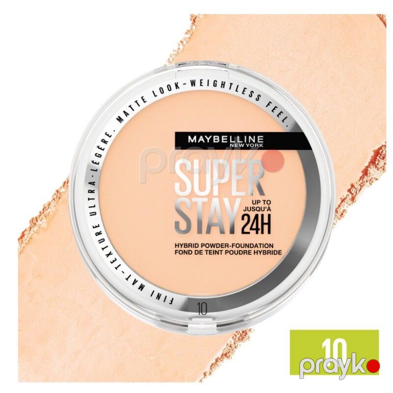 Kompakt kirşan Maybelline New York Super Stay 24H Hybrid Powder Foundation 10 Ivory 9 q — Mallar, Bakı (2)