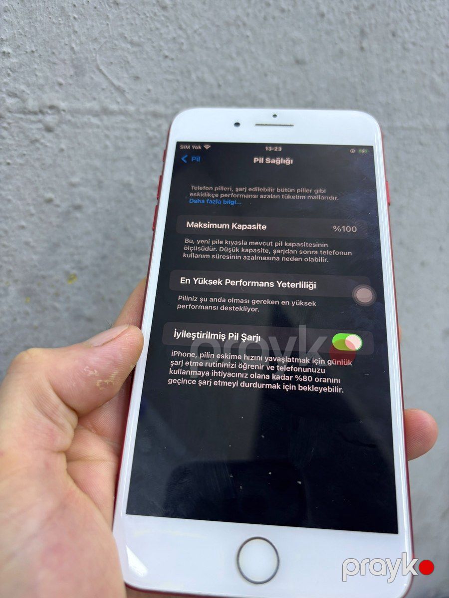 Apple iPhone 7 Plus Red 128GB — Smartfonlar, Bakı (2)