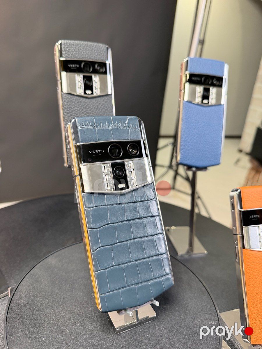 Exclusive Vertu Agent Q Blue Alligator 2025 — Smartfonlar, Bakı (6)