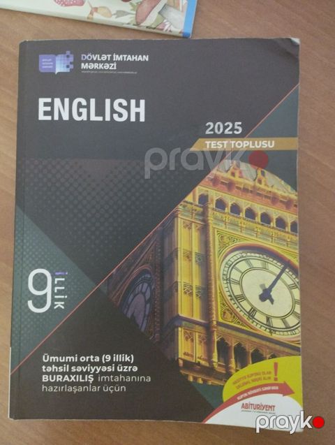 Məhsul: “English 2025 – Test Toplusu” (Dövlət İmtahan Mərkəzi) - 9 — Bakı
