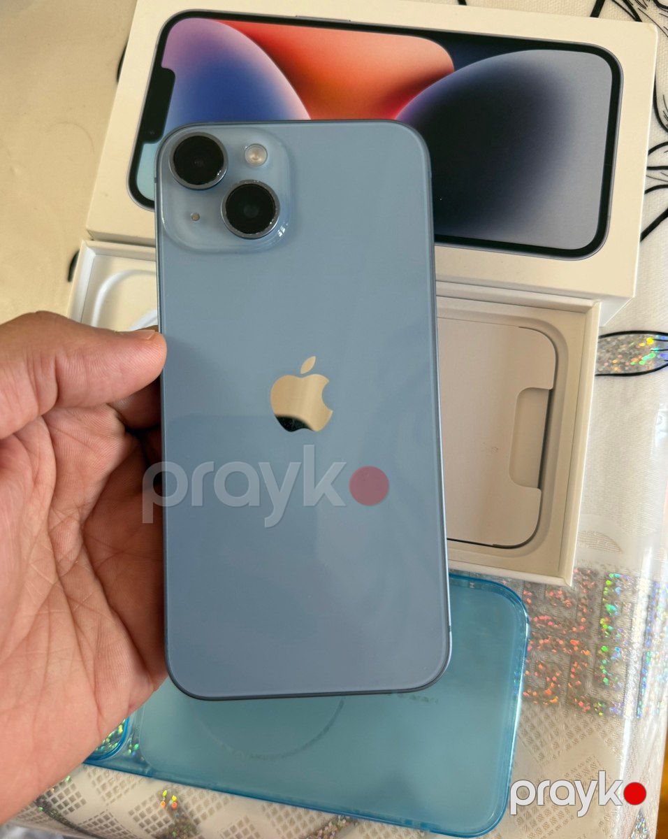 Apple iPhone 14 Blue 128GB/6GB — Smartfonlar, Bakı (2)