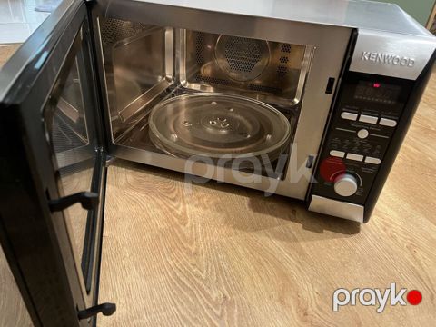 Mikrodalğalı soba Kenwood, Ayrıca dayanan, Mikrodalğalar ilə, rəng - Gümüşü, İşlənmiş — Bakı