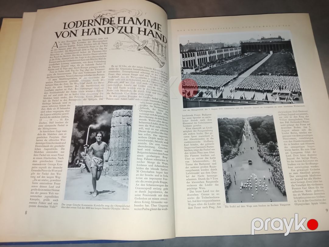 1936-ci i̇li̇n alman (n t) olimpiada kitabı — Kitablar və jurnallar, Bakı (4)