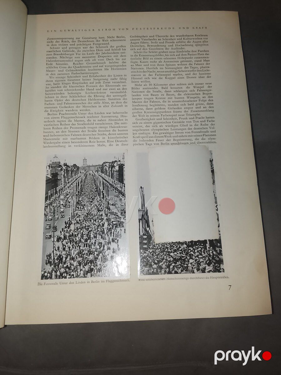 1936-ci i̇li̇n alman (n t) olimpiada kitabı — Kitablar və jurnallar, Bakı (3)