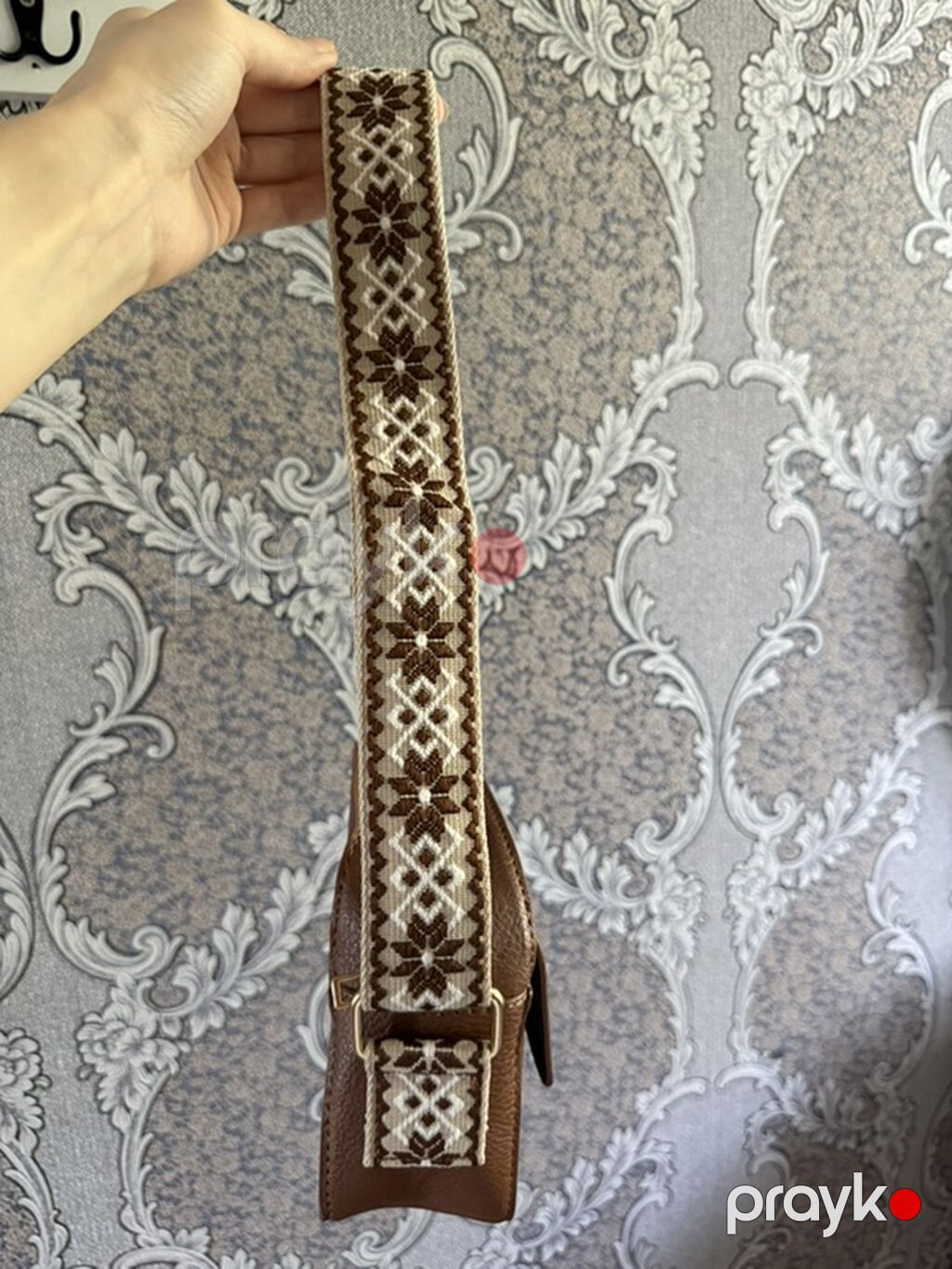 Qəhvəyi rəngli əl çantası Vəziyyəti: İdeal, az işlənib Qiymət: 10 — Çantalar, çamadanlar, cüzdanlar, Bakı (3)