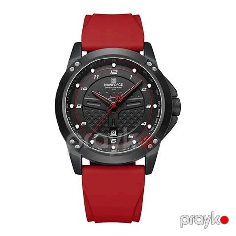 Qol saatı kişilər üçün Naviforce NF8031 Black/Red — Bakı