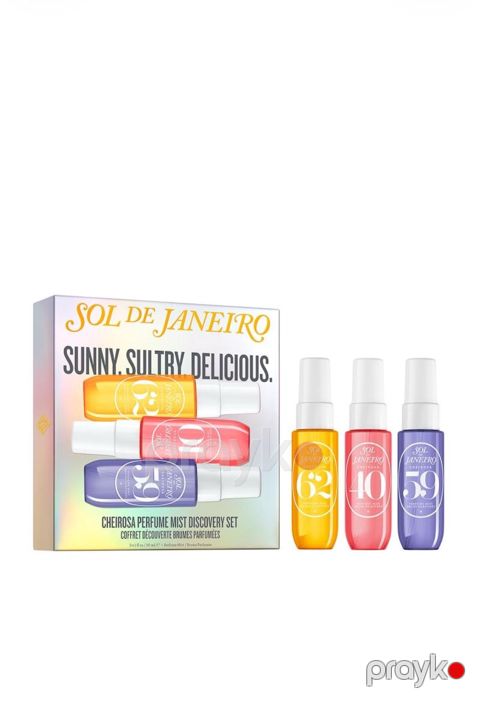 Bədən üçün sprey dəsti Sol de Janeiro Sunny Sultry Delicious Cheirosa Perfume Mist Discovery Set — Bakı
