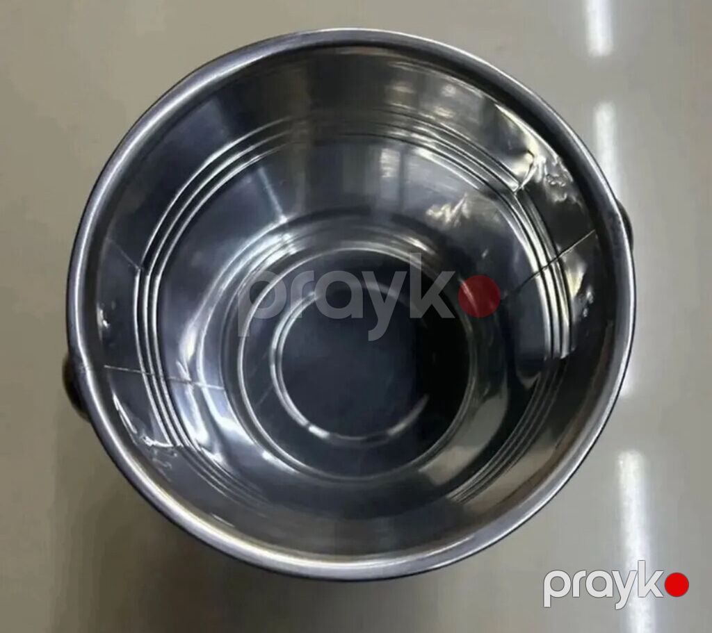 Paslanmayan poladdan metal vedrə - Material: yüksək keyfiyyətli — Süfrə sərvisin üçün əşyalar, Bakı (3)