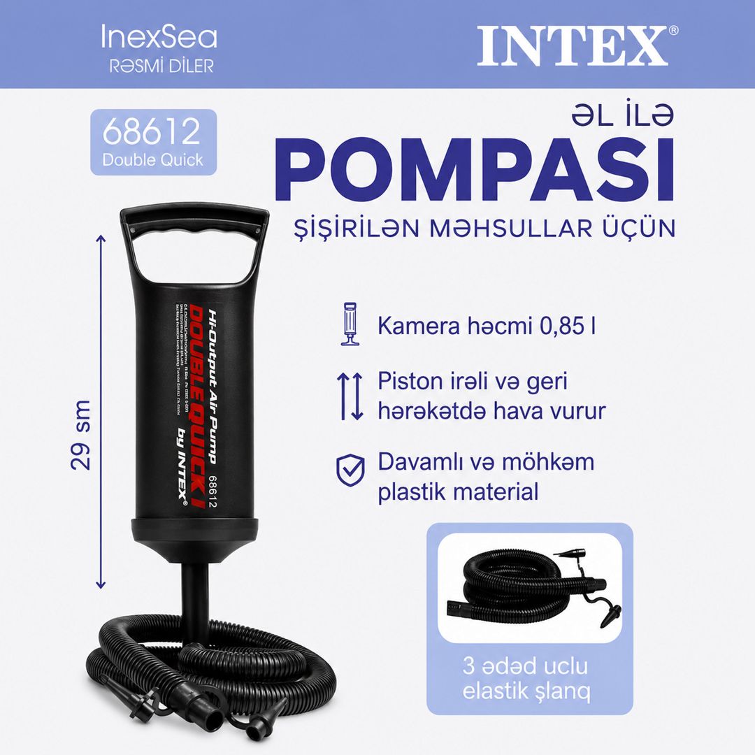 Hovuz üçün nasos Intex, 18x47 sm — Mallar, Bakı