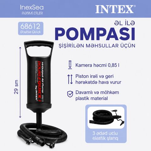 Hovuz üçün nasos Intex, 18x47 sm — Bakı