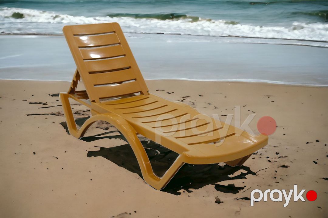 Şezlonq Jonkopinq, qəhvəyi, plastik, 32x69x191 sm — Mallar, Bakı (2)