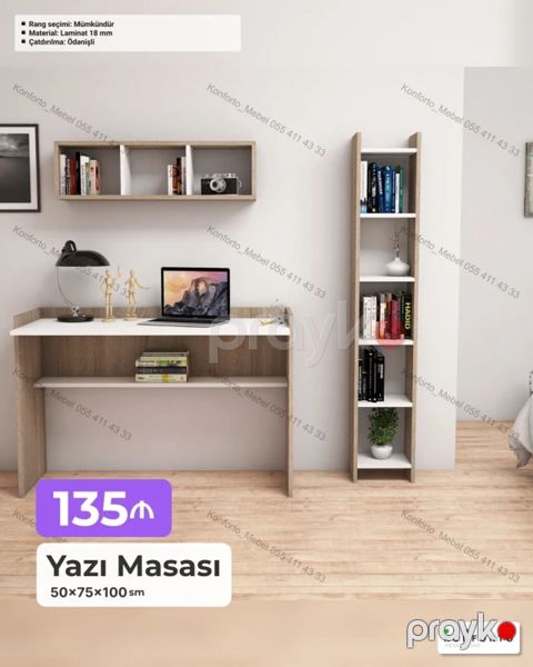 Yazı masası dəsti – funksional iş guşəsi üçün ideal həll. Ölçü — Bakı