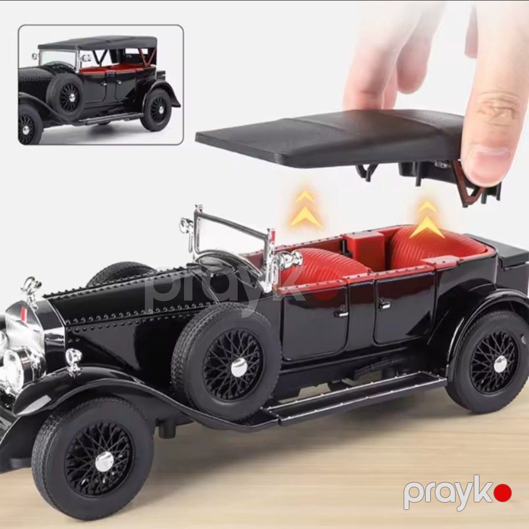 Maşın 1:24 Rolls Royce Phantom 1925 F35-457, qara, 20x7.5x6 sm — Mallar, Bakı (3)
