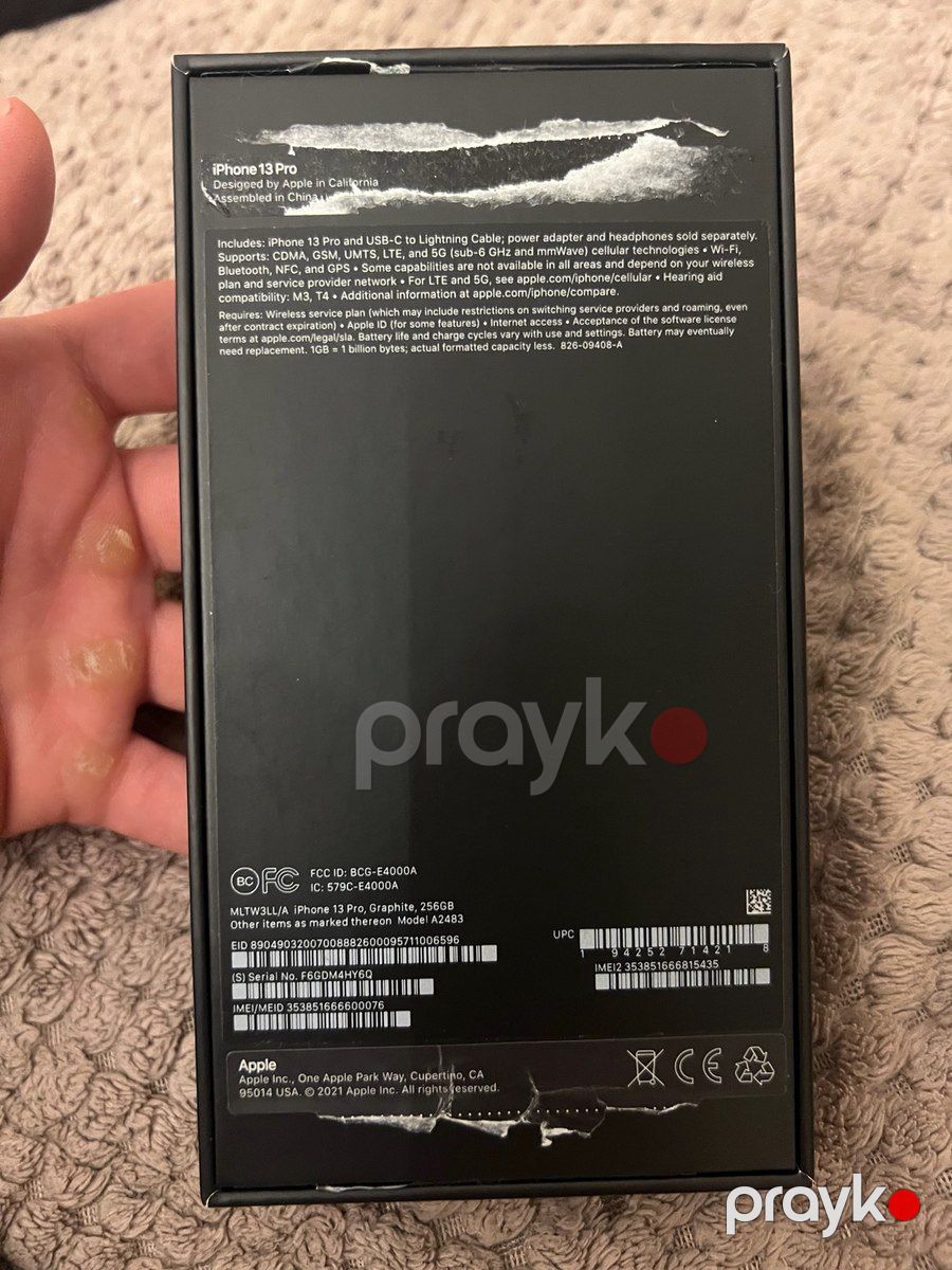 Apple iPhone 13 Pro Graphite 256GB/6GB — Smartfonlar, Bakı (8)