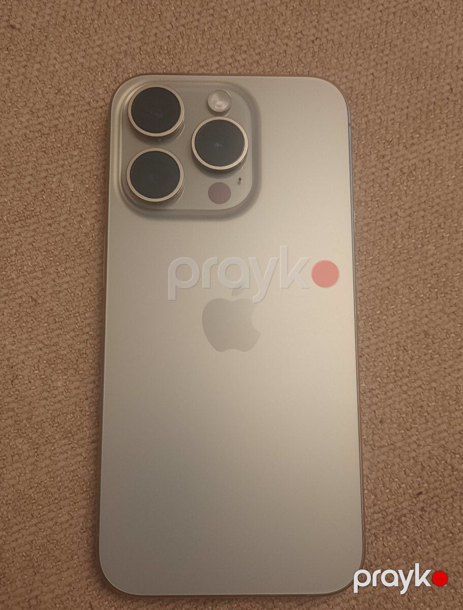 Apple iPhone 15 Pro Natural Titanium 128GB/8GB — Smartfonlar, Bakı (3)