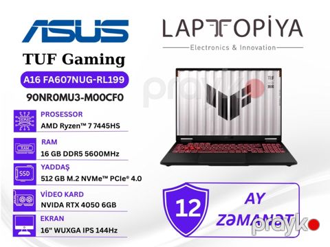 ASUS tuf FA607NUG-RL199 90NR0MU3-M00CF0 — Bakı