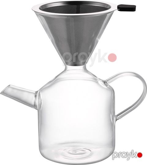 Damcılı qəhvə bişiricisi, şüşə, şəffaf, 790 ml — Bakı