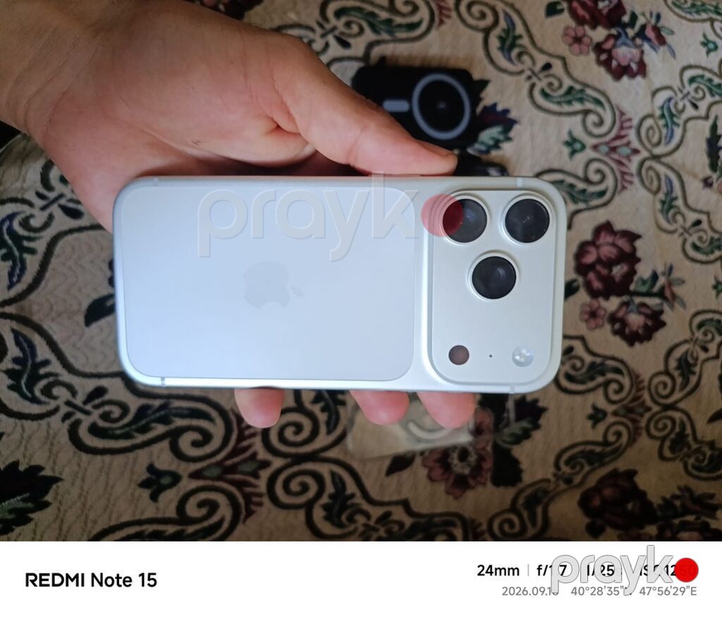 IPhone 17 Pro, 256 GB, Gümüşü, Zəmanət — Apple iPhone, Göyçay (7)